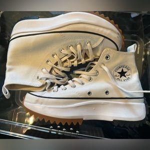 White, black, and brown bottom worn once